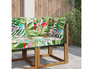 Coussin de canapé d'extérieur, coussin de chaise polyester coloré 50,5 x 50,5 cm cf54057