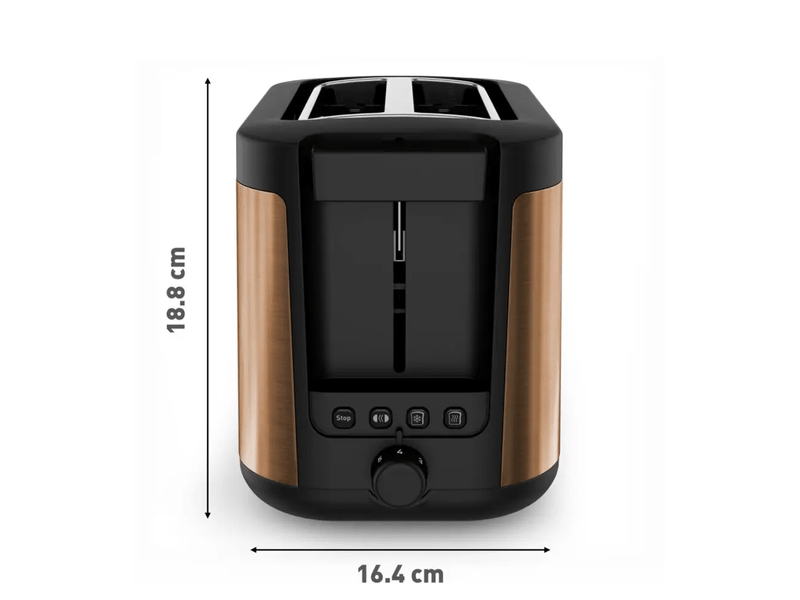  Grille-pain coppertinto tefal tt430g10  - Conforama D