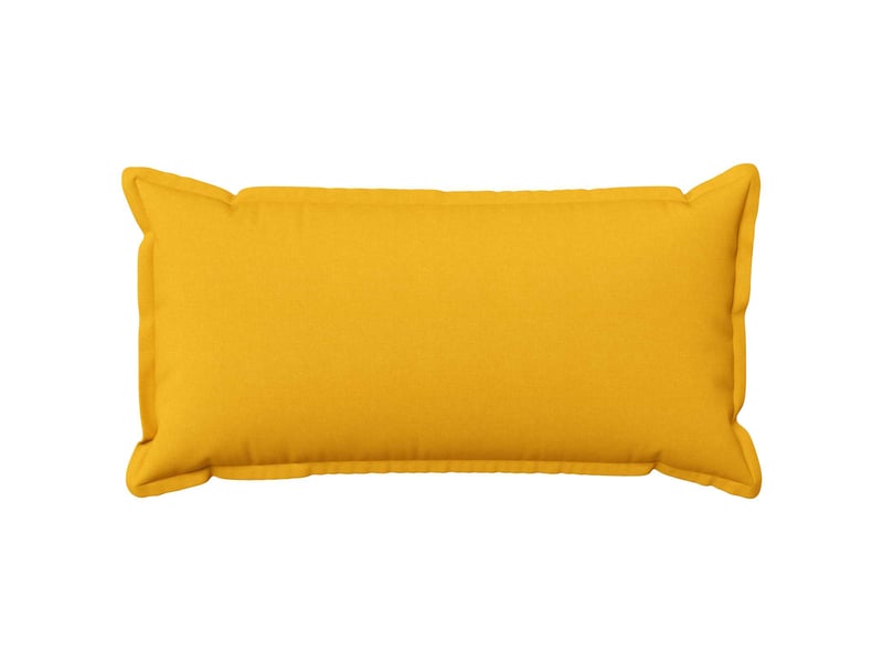  Lot de 2 housses de coussin houten jaune clair 40 x 80 cm cf49343  - Conforama A