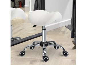 Tabouret de bureau <strong>DESMIU</strong> <strong></strong> avec assise réglable en hauteur