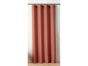 Rideau à anneaux mistolino 145 x 260 cm – tissé en france - 145x260cm - terre cuite