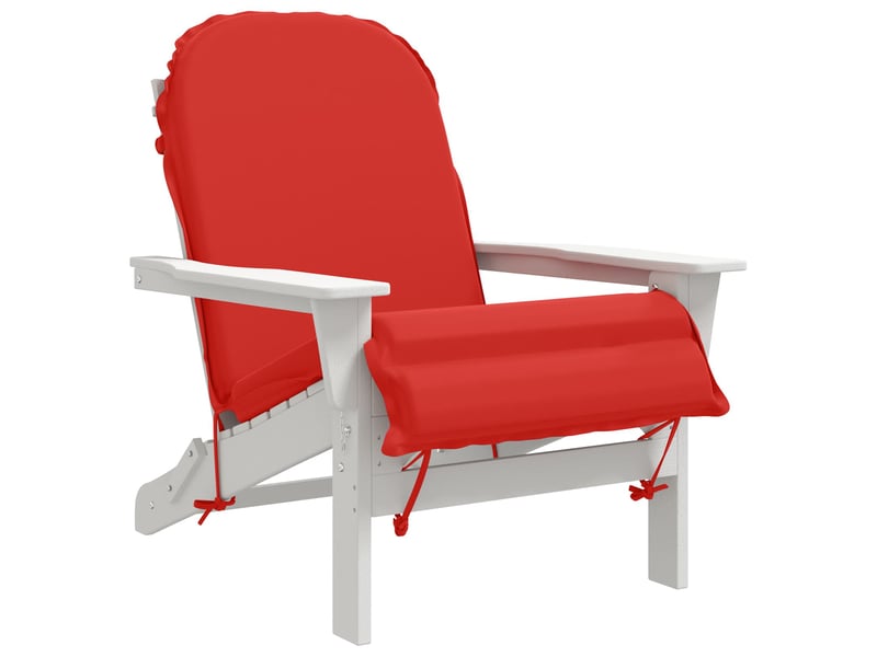  Coussin de transat ensoleillé, coussin pour bain de soleil gemert 100 % polyester rouge cf56048  - Conforama C