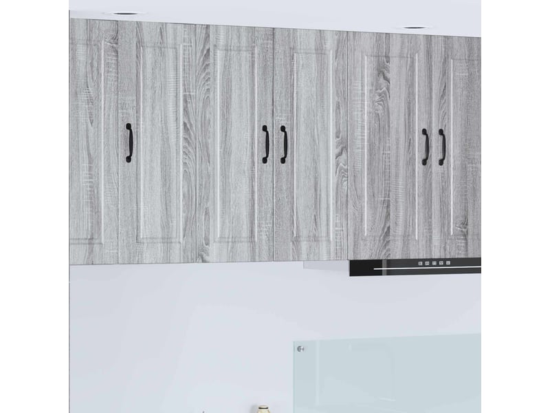 Meuble mural de cuisine, armoire de cuisine gris sonoma 60x31x80cm - Conforama B