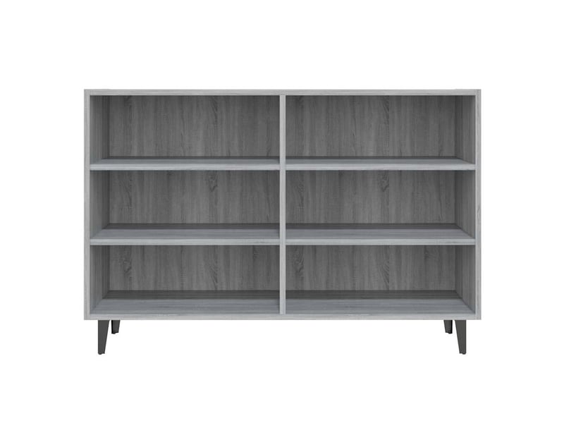  Buffet - bahut - meuble de rangement sonoma gris 103,5x35x70 cm bois d'ingénierie  - Conforama D