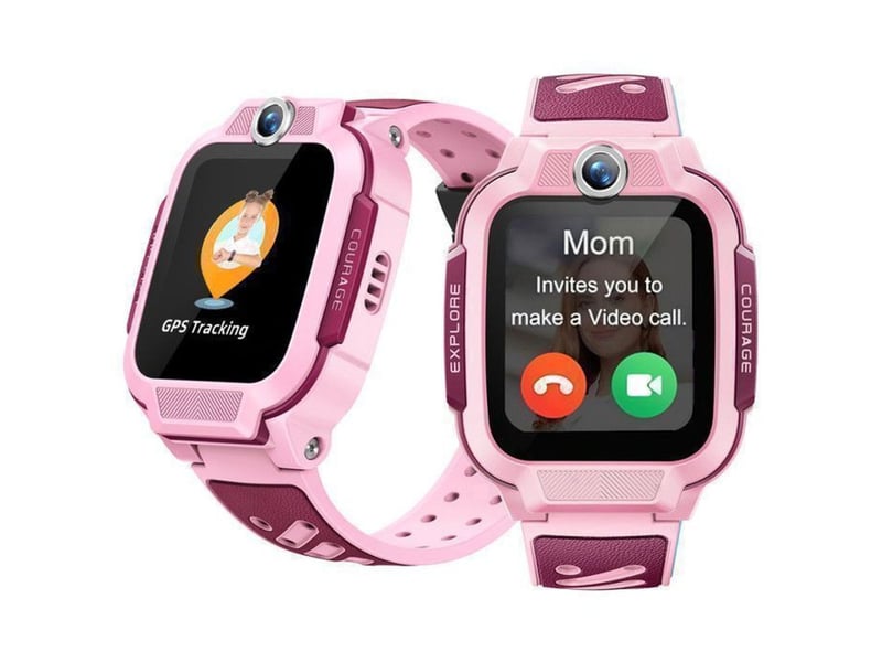  Montre connectee pour enfant z3 rose 4g gps appel video 406806_AABML66324_6_DROPFR - Conforama A