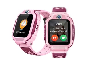 Montre connectee pour enfant z3 rose 4g gps appel video