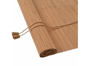 Store enrouleur, store à rouleau marron 150 x 220 cm bambou cf45299