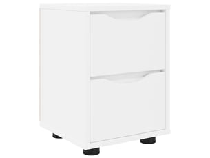 Table de chevet - cabinet de chevet - table de nuit blanc 30,5 x 30 x 43 cm bois d'ingénierie
