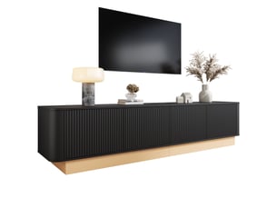 Lit adulte coloris noir 200 cm <strong>SWEIKO</strong> <strong></strong>