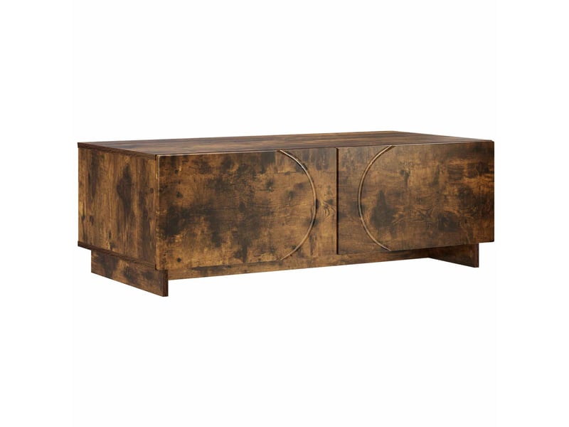  Table basse - table de salon - table à thé chêne fumé 102 x 50,5 x 35 cm bois composite  - Conforama A