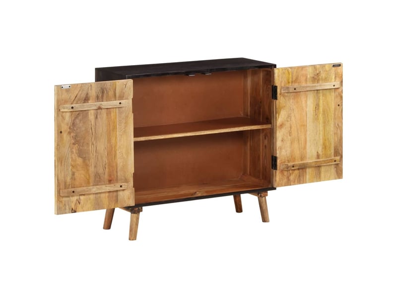  Buffet salon bois de manguier massif 85x30x75 cm shl82764  - Conforama C