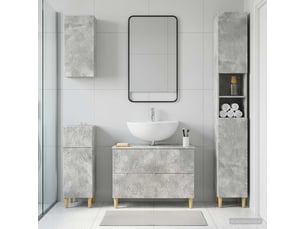 Ensemble de 4 pièces d'armoires de salle de bain delft cf63255
