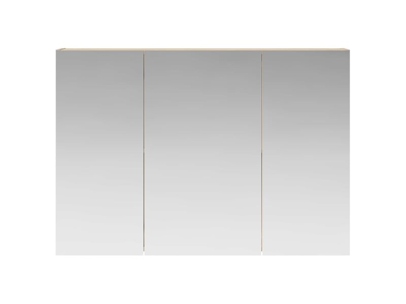  Armoire miroir salle de bain, meuble de rangement chêne sonoma 100x14.5x70 cm shl8245  - Conforama E