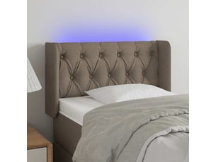 Tete de lit A poser largeur 83 cm   taupe