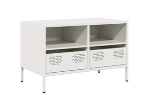 Meuble tv coloris blanc 68 cm   