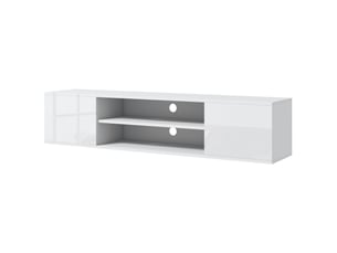 Meuble tv coloris blanc