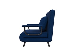 Fauteuil convertible <strong>DUBOISDESIGN</strong> <strong></strong> Tissu / Microfibre bleu vendu A l'unité