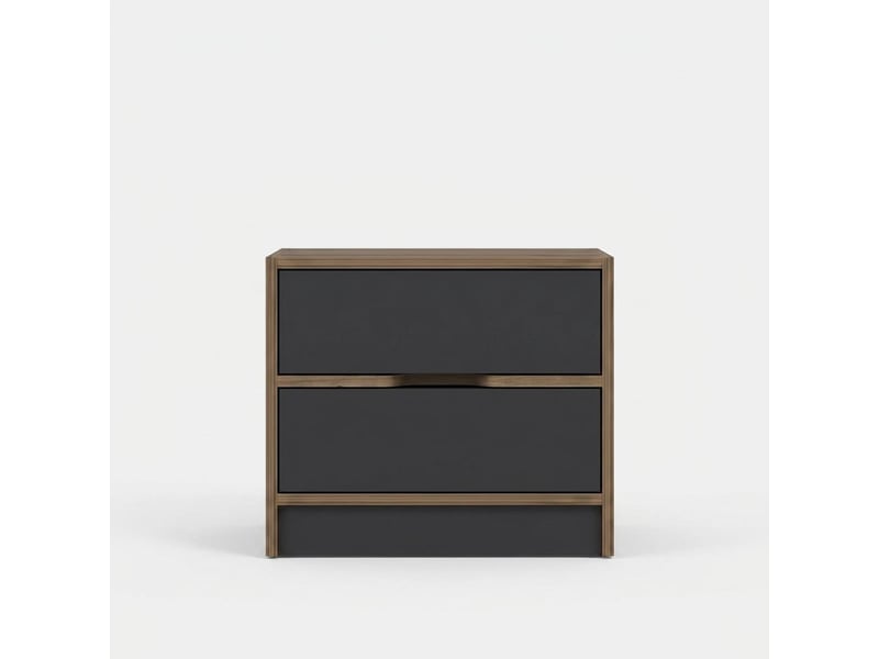  Table de chevet moderne avec tiroirs pour chambre à coucher elina  - Conforama C