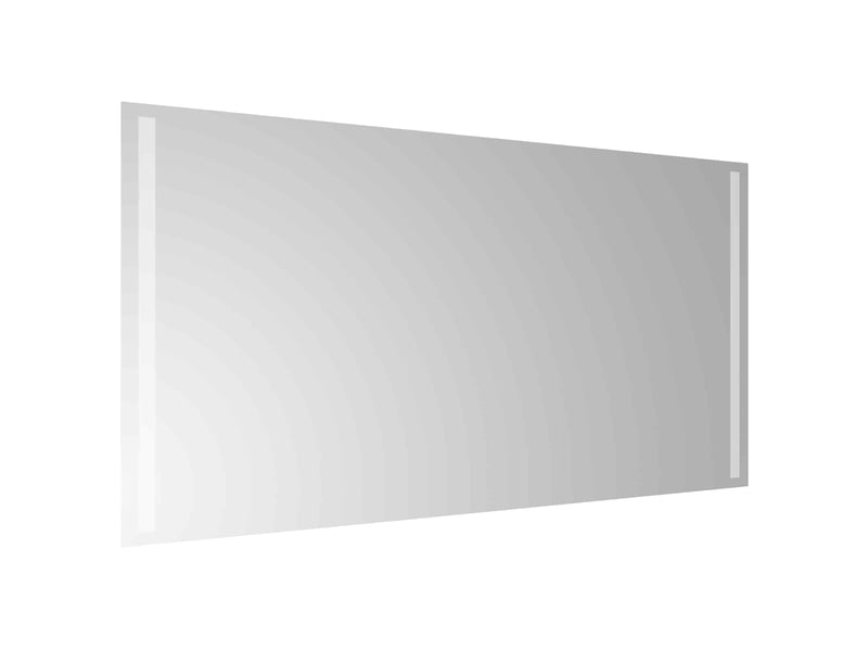  Miroir de salle de bain, miroir de toilette led avec miroir transparent 100 x 50 cm cf62555  - Conforama D