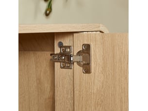 Meuble tv coloris naturel 160 cm <strong>DESMIU</strong> <strong></strong>
