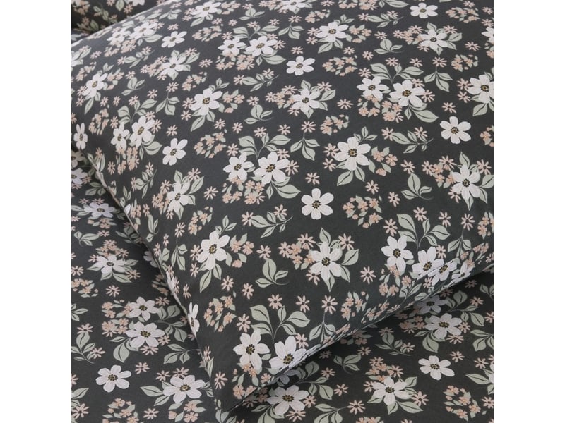  Parure de lit 220x240 cm gaze de coton sakura PD23731 - Conforama C