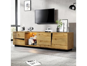Meuble tv coloris naturel 180 cm <strong></strong>  <strong>OPULERANE TRADING LTD</strong>