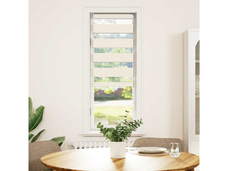  Store zèbre, store de fenêtre beige marbré largeur du tissu 35,9 cm polyester cf48291  - Conforama A