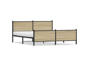 Lit 2 places 200x200 cm coloris marron