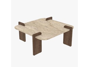 Table basse coloris beige MOBILIER DECO