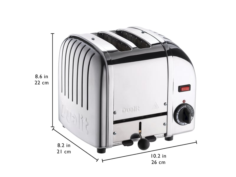  Dualit - grille-pain 2 fentes 1200w inox  20258 - vario 20258 - Conforama B