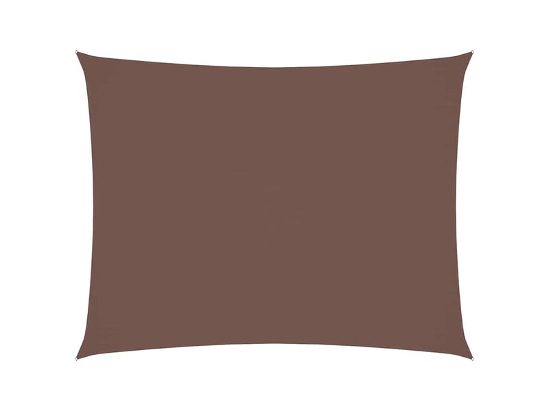 Voile de parasol - voile d'ombrage tissu oxford rectangulaire 3,5x5 m marron  - Conforama A
