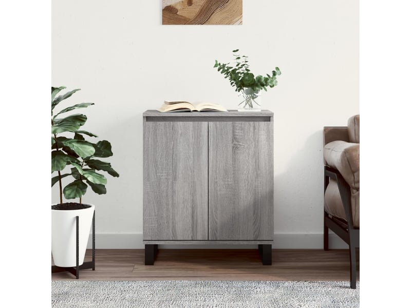  Buffet - bahut - meuble de rangement sonoma gris 60x35x70 cm bois d'ingénierie  - Conforama B