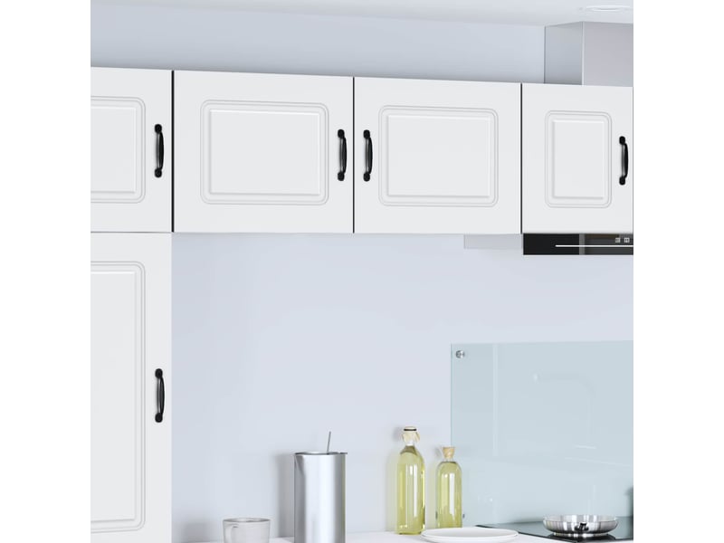  Meuble mural de cuisine | armoire de cuisine 2 pcs blanc bois d'ingénierie shl1389  - Conforama B