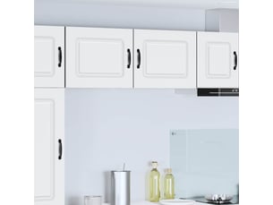 Meuble mural de cuisine | armoire de cuisine 2 pcs blanc bois d'ingénierie shl1389