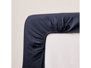 Drap housse en gaze de coton lavé lou