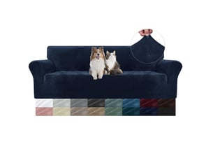 Housse de canapé en velours 2 places(139-175cm), sofa cover extensible