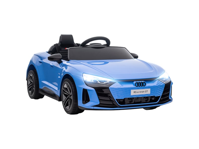 Voiture électrique enfant audi rs e-tron gt, 12 v, vitesse max. 5 kmh, télécommande parentale, effets lumineux et sonores - Conforama A