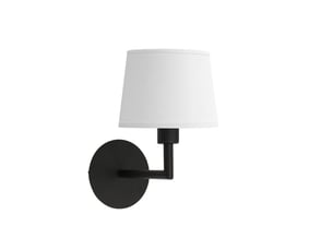 Applique murale fabrilamp paraiso noir blanc e14 27 x 15 x 25 cm