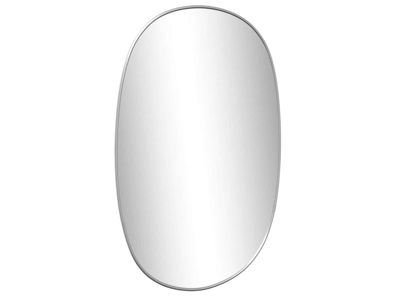  Miroir mural argenté 50x35 cm cf62806  - Conforama D
