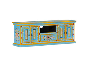 Meuble tv coloris bleu 110 cm <strong></strong>  <strong></strong>