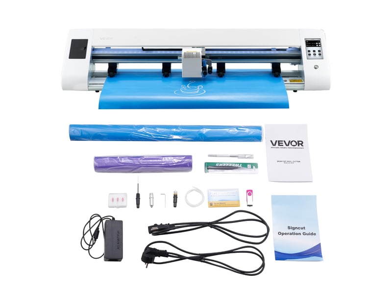 Vevor traceur de découpe vinyle détection automatique des bords pour cartes - Conforama A