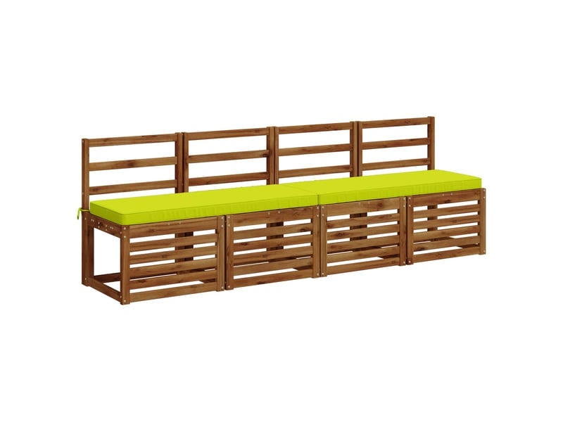  Lot de 2 coussins de banc, coussins d'assise vught 100 % polyester vert vif. Cf58261  - Conforama C