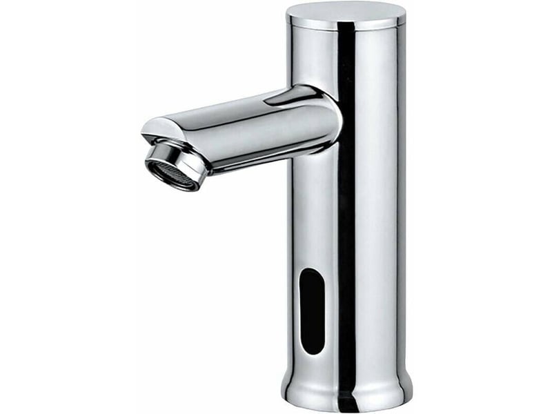  Robinet électronique de lavabo s1, robinet avec capteur automatique 1 eau (froid) - gris  - Conforama A