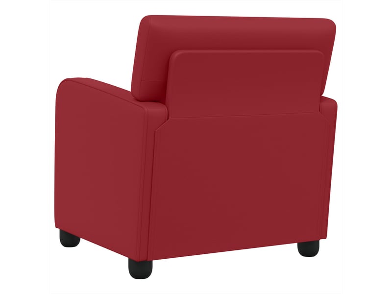 Vidaxl fauteuil bordeaux simili cuir - Conforama E