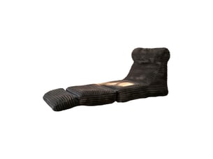 Fauteuil convertible <strong>MODENVIE</strong> <strong></strong> Tissu noir