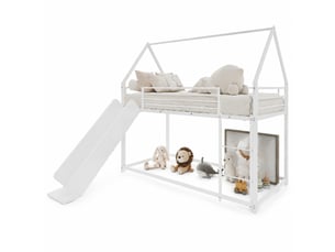 Lit superposé 90x190 cm <strong>HAUSS SPOLE</strong> <strong></strong> coloris blanc