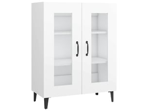 Buffet - bahut - meuble de rangement blanc 69,5x34x90 cm bois d'ingénierie
