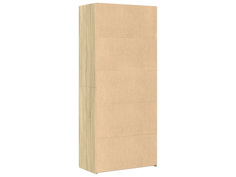  Buffet haut - bahut - meuble de rangement chêne sonoma 80x42,5x185 cm bois d'ingénierie  - Conforama D
