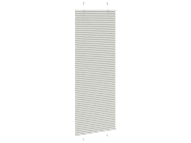 Store plissé, store de fenêtre gris clair 70x200 cm largeur du tissu 69,4 cm cf46900 - Conforama C