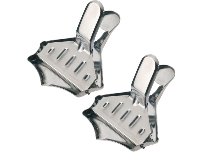  Lot de 2 petits presse-agrumes manuels en acier inoxydable - format compact et durable  - Conforama A